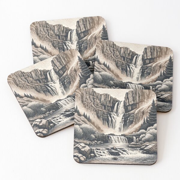 Item preview, Whispers of the Untouched Waterfall designed and sold by PictorialWhimsy.