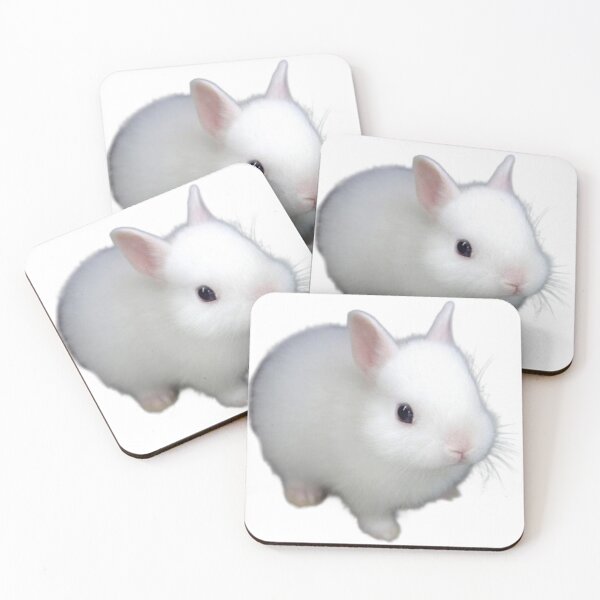 Item preview, Cute white little bunny designed and sold by FjallyDesignZ.