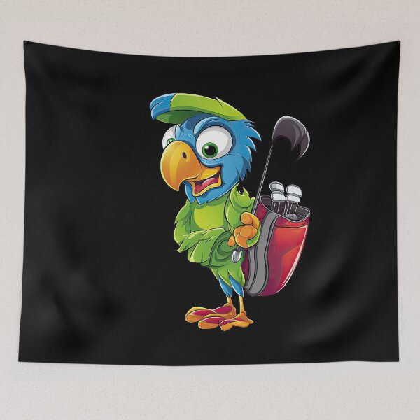 Item preview, When Parrots Play Golf: A fun experience for golf lovers designed and sold by WallGemsArt.