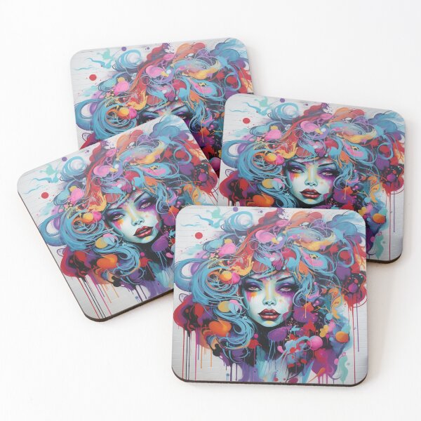 Item preview, "Street Art Serenade: Graffiti Glam Stickers" designed and sold by VinciArt24.