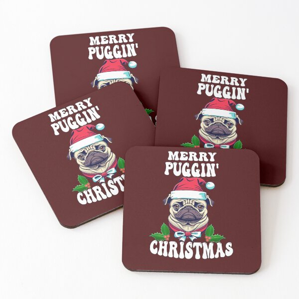 Item preview, Funny Pug Merry Puggin Christmas designed and sold by tamdevo1.
