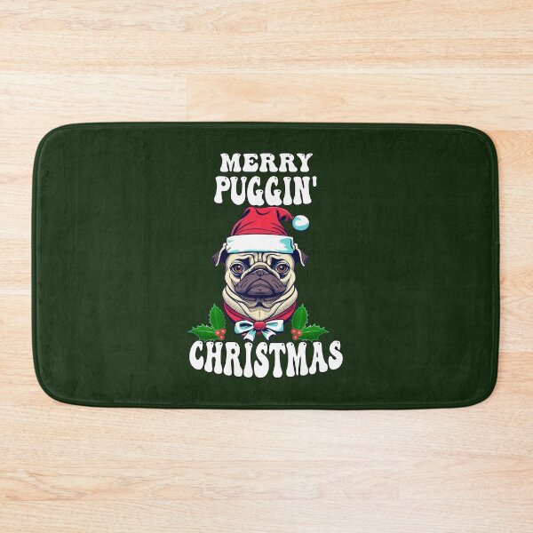 Item preview, Funny Pug Merry Puggin Christmas designed and sold by Cute & Sassy Custom Gifting Boutiques.