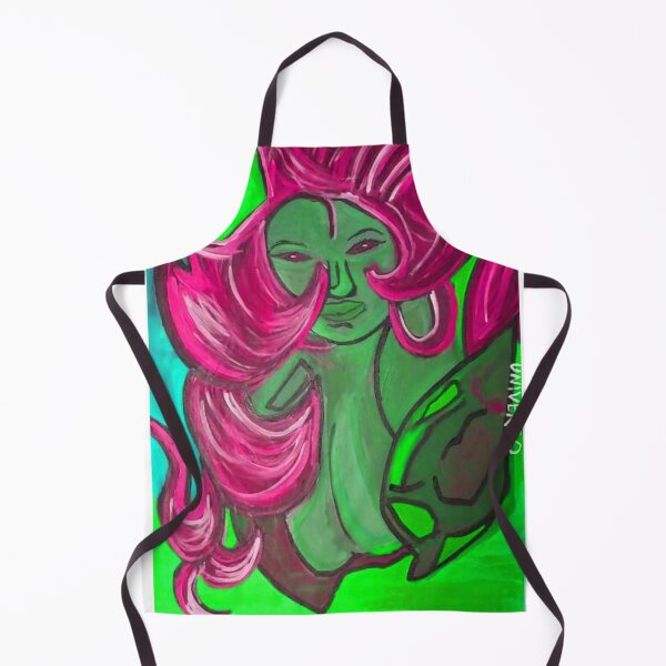 Item preview, Edit Green Girl - Acrylic Painting  designed and sold by UniverseStore33.