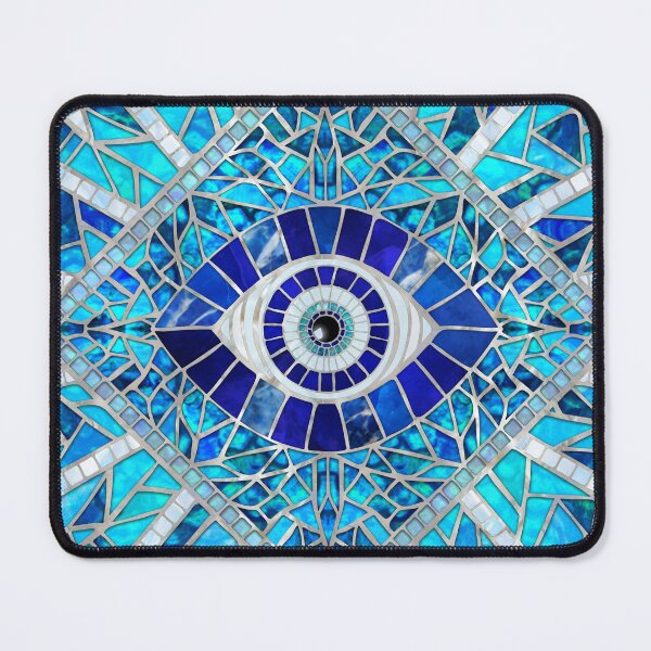 Item preview, Evil Eye Amulet Mosaic Art designed and sold by k9printart.