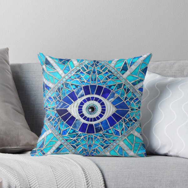 Item preview, Evil Eye Amulet Mosaic Art designed and sold by k9printart.