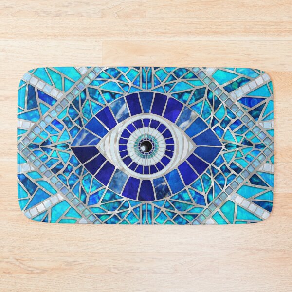 Item preview, Evil Eye Amulet Mosaic Art designed and sold by k9printart.