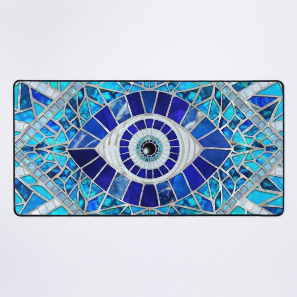 Item preview, Evil Eye Amulet Mosaic Art designed and sold by k9printart.