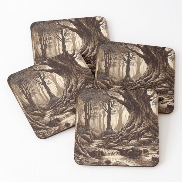 Item preview, Whispering Secrets of the Ancient Wood designed and sold by PictorialWhimsy.