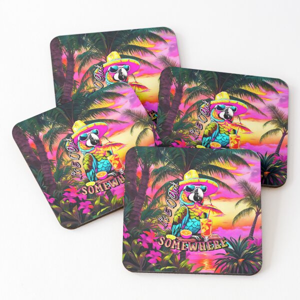 Item preview, It's 5 o'clock somewhere Tropical Parrot designed and sold by MindWave THC.