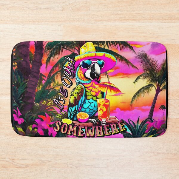 Item preview, It's 5 o'clock somewhere Tropical Parrot designed and sold by MindWave THC.