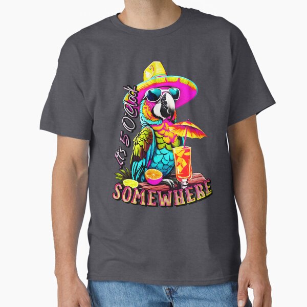Item preview, It's 5 o'clock somewhere Tropical Parrot designed and sold by MindWave THC.