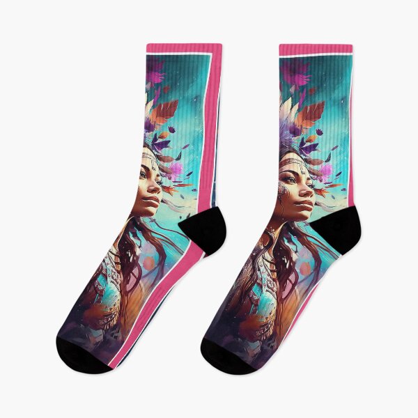 Item preview, Native American Girl | Indian Girl Natural Colors | Premium Design  designed and sold by AlNoah.