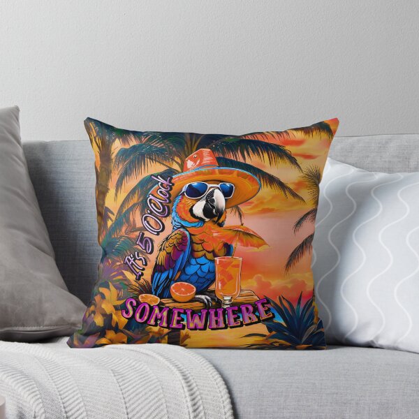 Item preview, It's 5 o'clock somewhere Tropical Parrot designed and sold by MindWave THC.