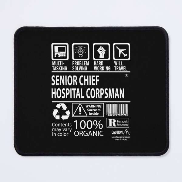 Item preview, Senior Chief Hospital Corpsman - Multitasking designed and sold by analisanta.