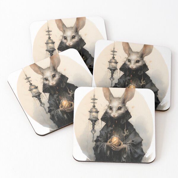 Item preview, The Illusionist Rabbit Gothic charm in the Magic of the Dark Spherical Kingdom designed and sold by DarkScienses.