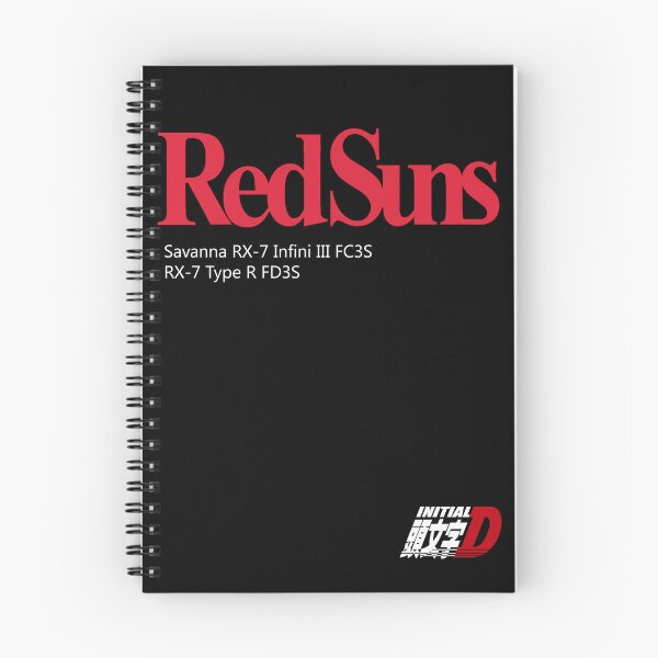 Item preview, Red Suns Initial D designed and sold by LolloFake.