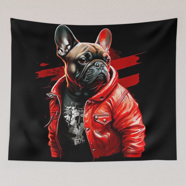 Item preview, Cool Dog in the red jacket designed and sold by MoonDesinso.