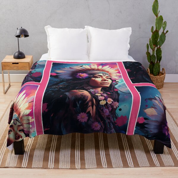 Item preview, Native American Girl | Indian Girl Natural Colors | Premium Design designed and sold by AlNoah.