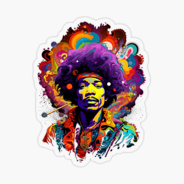Item preview, jimmy hendrix designed and sold by DoodleBurger.