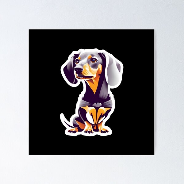 Item preview, Dach Sticker designed and sold by DachshundsOnRB.