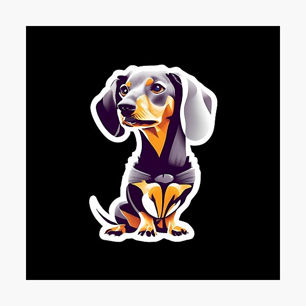 Item preview, Dach Sticker designed and sold by DachshundsOnRB.