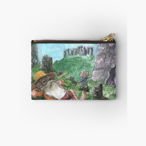 Item preview, Gnome napping at Stonehenge designed and sold by MacchabeeArt.