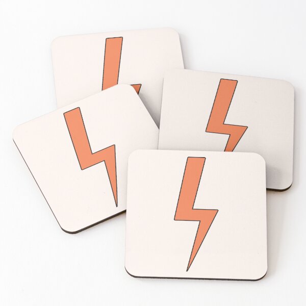 Item preview, Lightning bolt | Orange Flash Energy with black outline -  designed and sold by PurpleLoveStore.