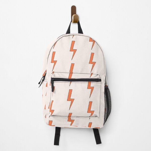 Item preview, Lightning bolt | Orange Flash Energy with black outline - designed and sold by PurpleLoveStore.