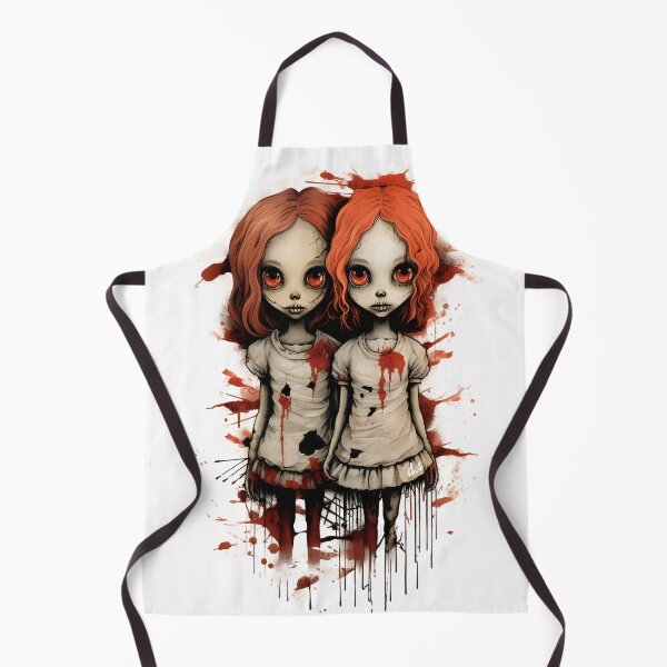 Item preview, Two Red-Haired Souls in the Dark Gothic Tandem Dolls designed and sold by DarkScienses.