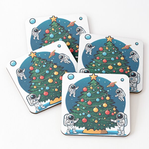 Item preview, Astronauts celebrate Christmas designed and sold by yumi86.