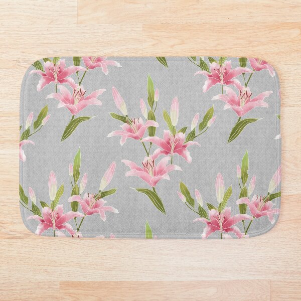 Item preview, Lilies on linen designed and sold by CaelaBeeDesigns.