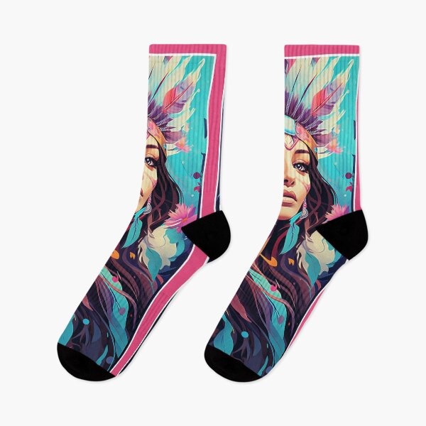Item preview, Native American Girl | Indian Girl Natural Colors | Premium Design  designed and sold by AlNoah.