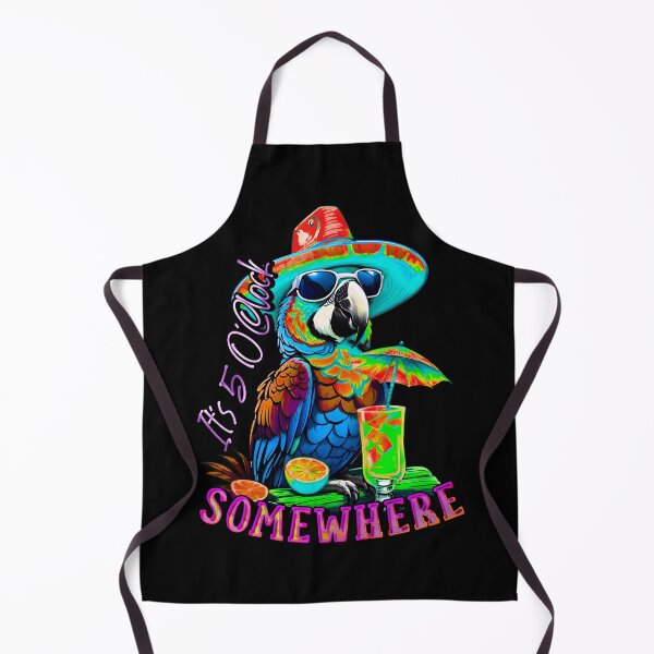 Item preview, It's 5 o'clock somewhere Cocktail Tropical Parrot designed and sold by MindWave THC.