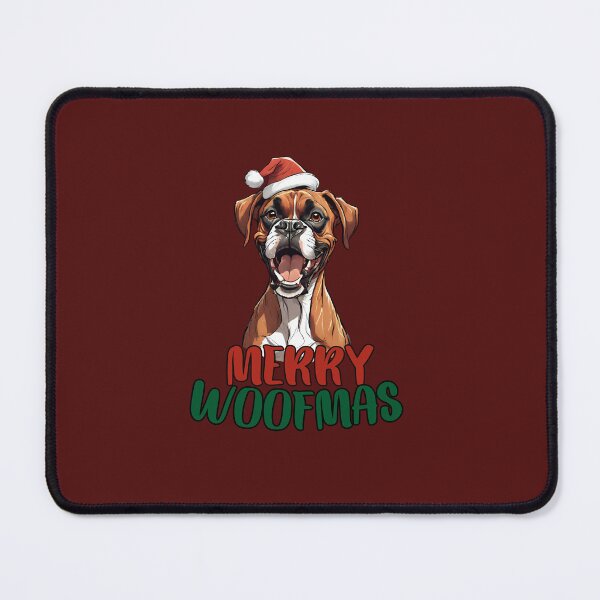 Item preview, Merry Woofmas Boxer Dog  designed and sold by GoodyPaws.