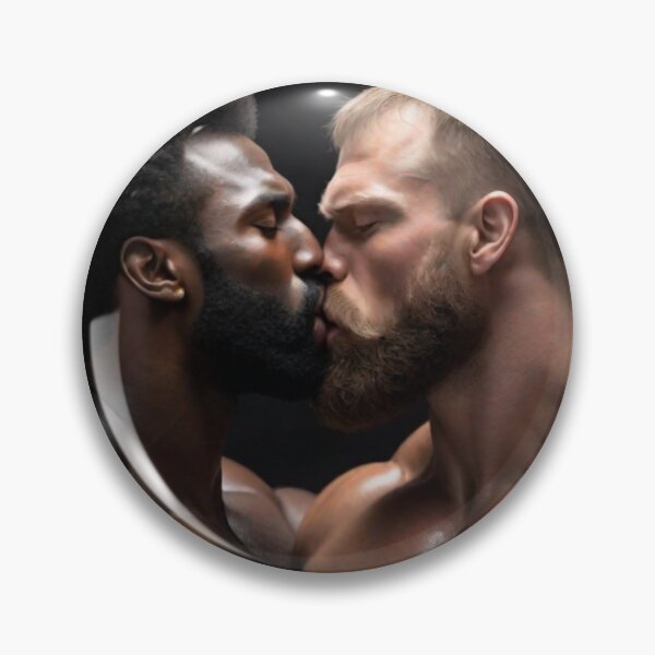 Item preview, interracial kiss, nice photo for you to enjoy on your t-shirt, poster or wherever you want to print it designed and sold by masculinepixels.