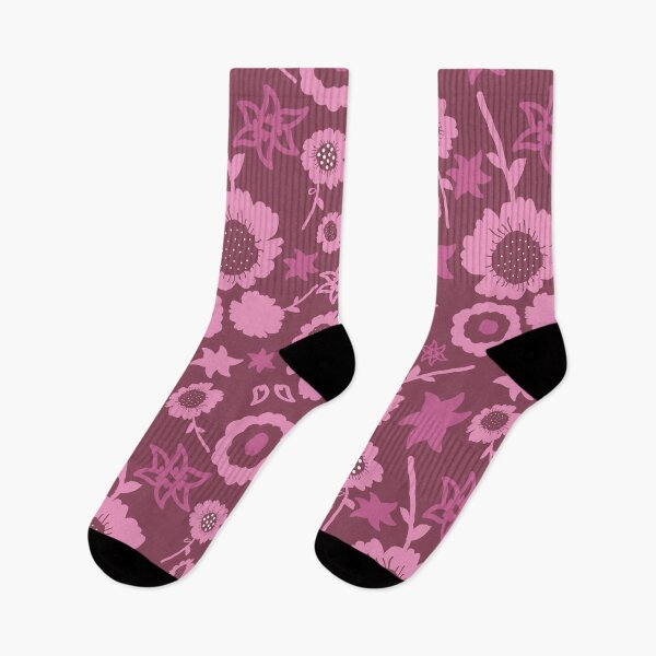 Item preview, Flowers in pink & maroon. designed and sold by mkakaire.