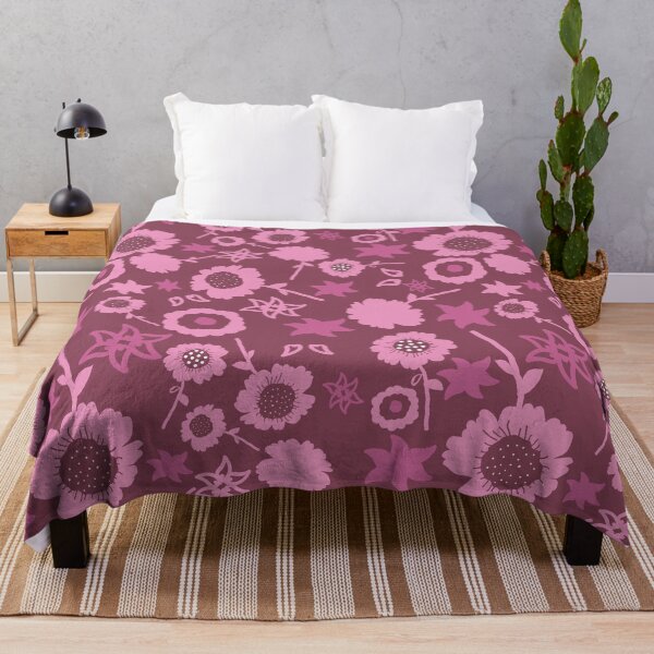Item preview, Flowers in pink & maroon. designed and sold by mkakaire.