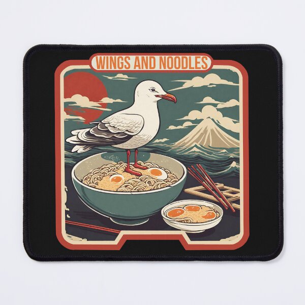 Item preview, Seagull eat ramen  designed and sold by Eolithic.