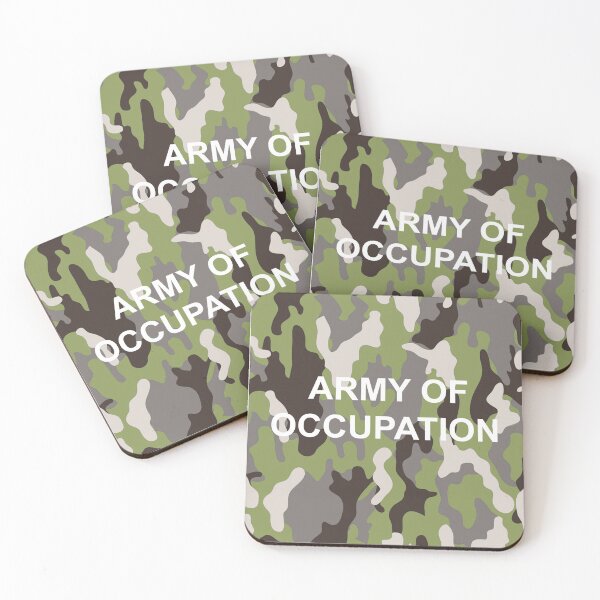 Item preview, army of occupation Sticker designed and sold by infinitty art.