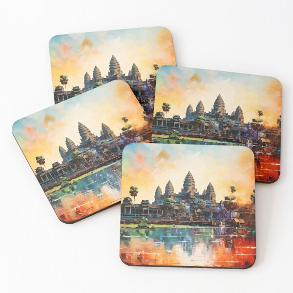 Item preview, Angkor Wat Painting Bright Colors  designed and sold by promisedland360.