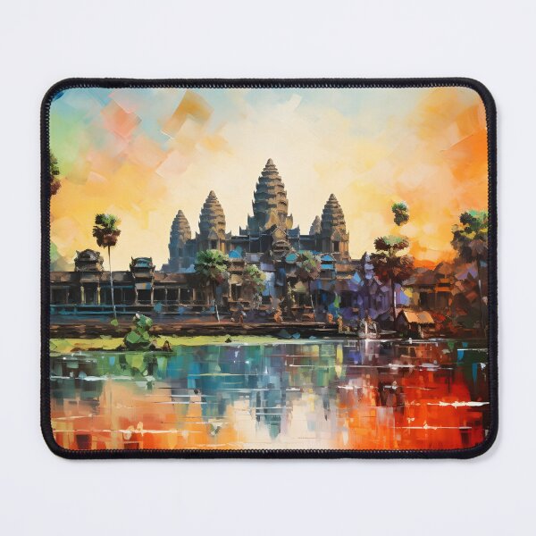 Item preview, Angkor Wat Painting Bright Colors  designed and sold by promisedland360.