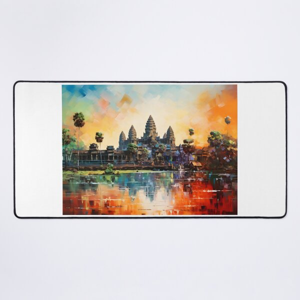 Item preview, Angkor Wat Painting Bright Colors  designed and sold by promisedland360.