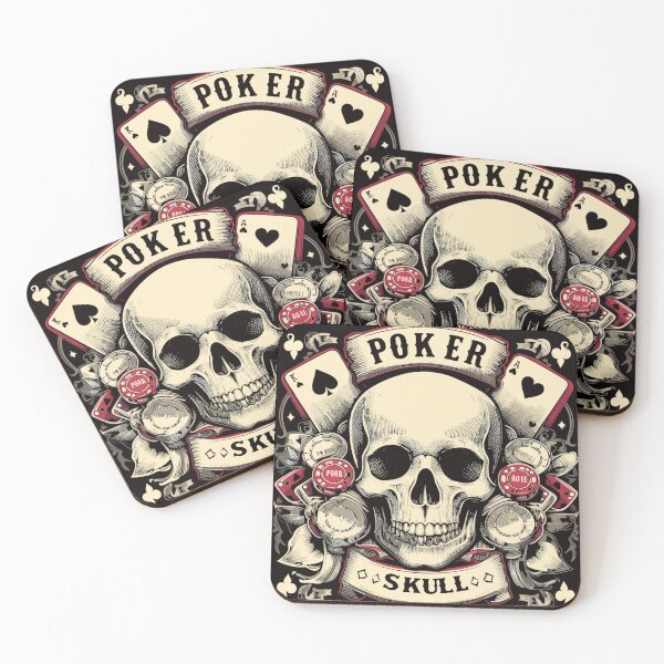 Item preview, Poker skull designed and sold by gittuska11.