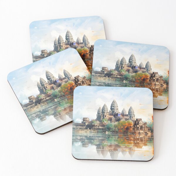 Item preview, Angkor Wat Watercolor designed and sold by promisedland360.