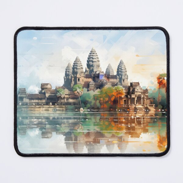 Item preview, Angkor Wat Watercolor designed and sold by promisedland360.