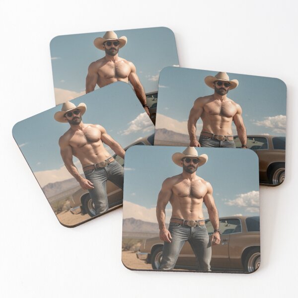 Item preview, sexy cowboy digital art designed and sold by masculinepixels.