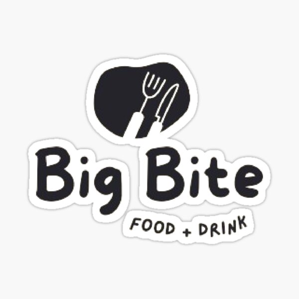 Big Bite Stickers for Sale, Free US Shipping