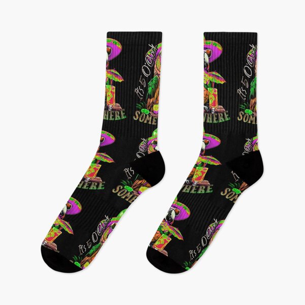 Item preview, It's 5 o'clock somewhere Cocktail Tropical Parrot designed and sold by MindWave THC.