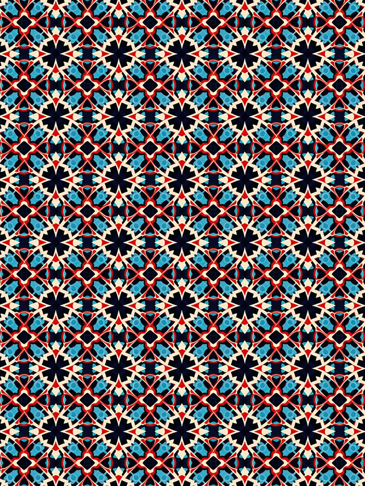 Thumbnail 4 of 4, iPhone Case, Arabesque Rhapsody: Symmetrical Splendor Pattern designed and sold by artwaves.