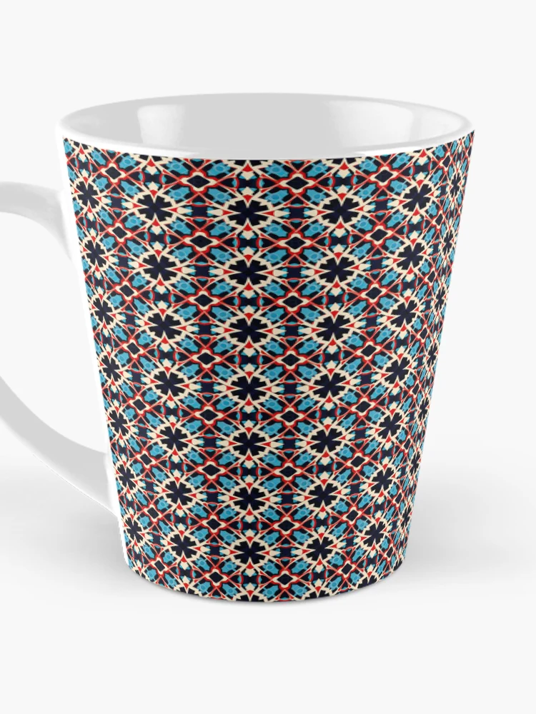 Thumbnail 3 of 4, Coffee Mug, Arabesque Rhapsody: Symmetrical Splendor Pattern designed and sold by artwaves.